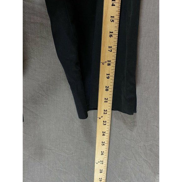 Apt 9 Maxwell Pants Womens 12 Black Chino Casual Pocketed Capris Ladies‎ 34x22. - Picture 9 of 11